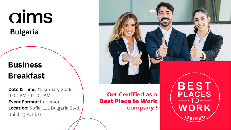 Business Breakfast: The Best Places to Work Certification