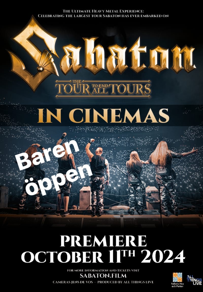 Sabaton - The Tour To End All Tours