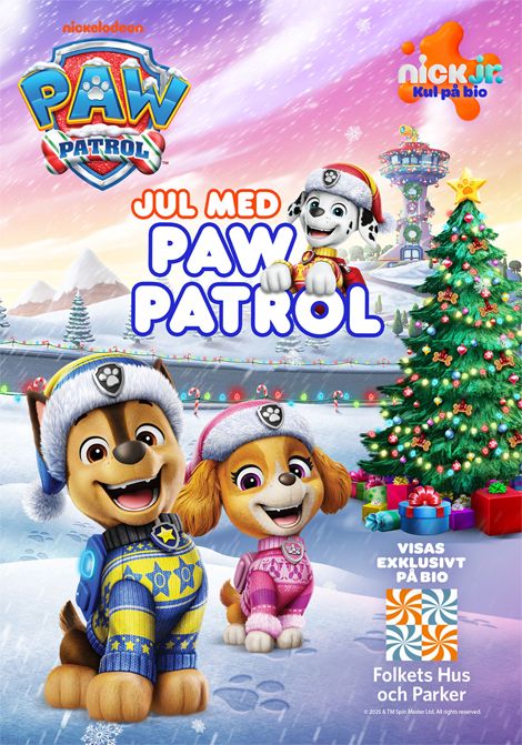 Jul med Paw Patrol - OBS: 13:30