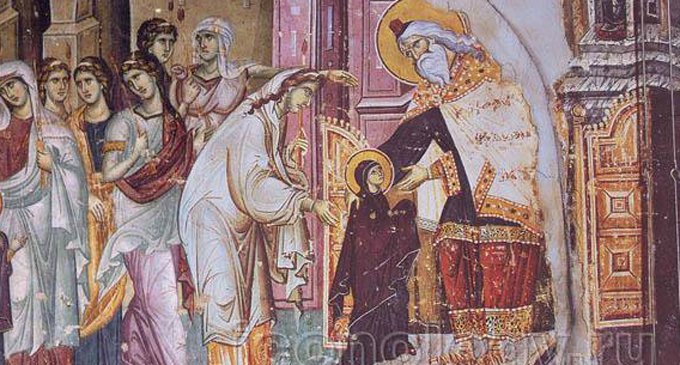 ВЕЧЕРНЯ Введение во храм Пресвятой Богородицы (среда)