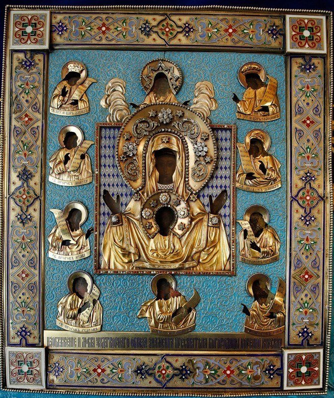 Наш приход посетит ико́на Бо́жией Ма́тери Ку́рская-Коренна́я «Зна́мение» (вторник)