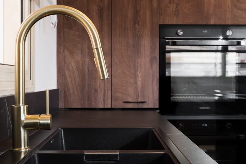 מטבח בגווני שחור