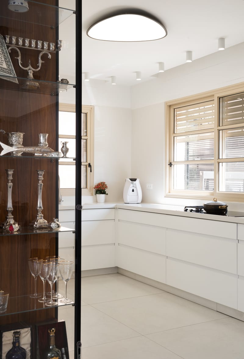 מטבח בגווני לבן