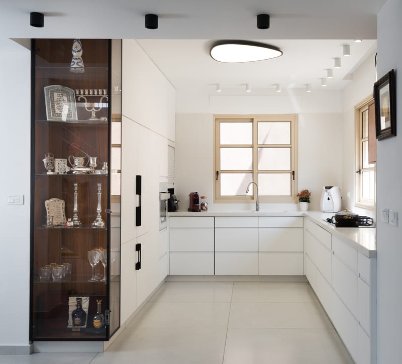 מטבח בגווני לבן