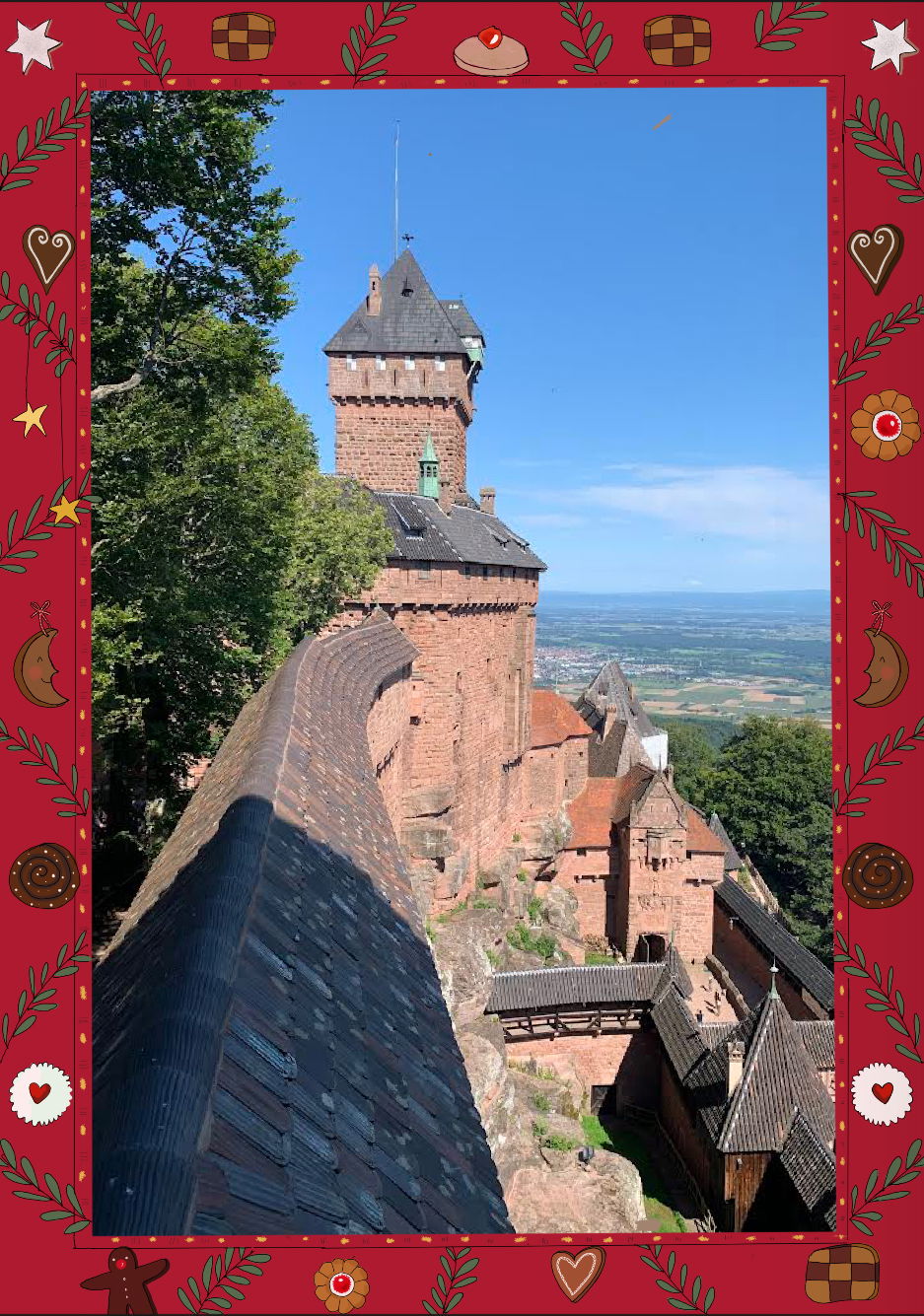 Le château du Haut Koenigsbourg: un lieu incroyable, on se croirait dans un conte de fées !!