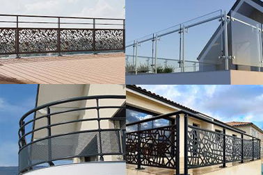 FOURNISSEUR DE GARDE-CORPS ET TOUS MATERIAUX EN ALUMINIUM ET VERRE SPECIFIQUE