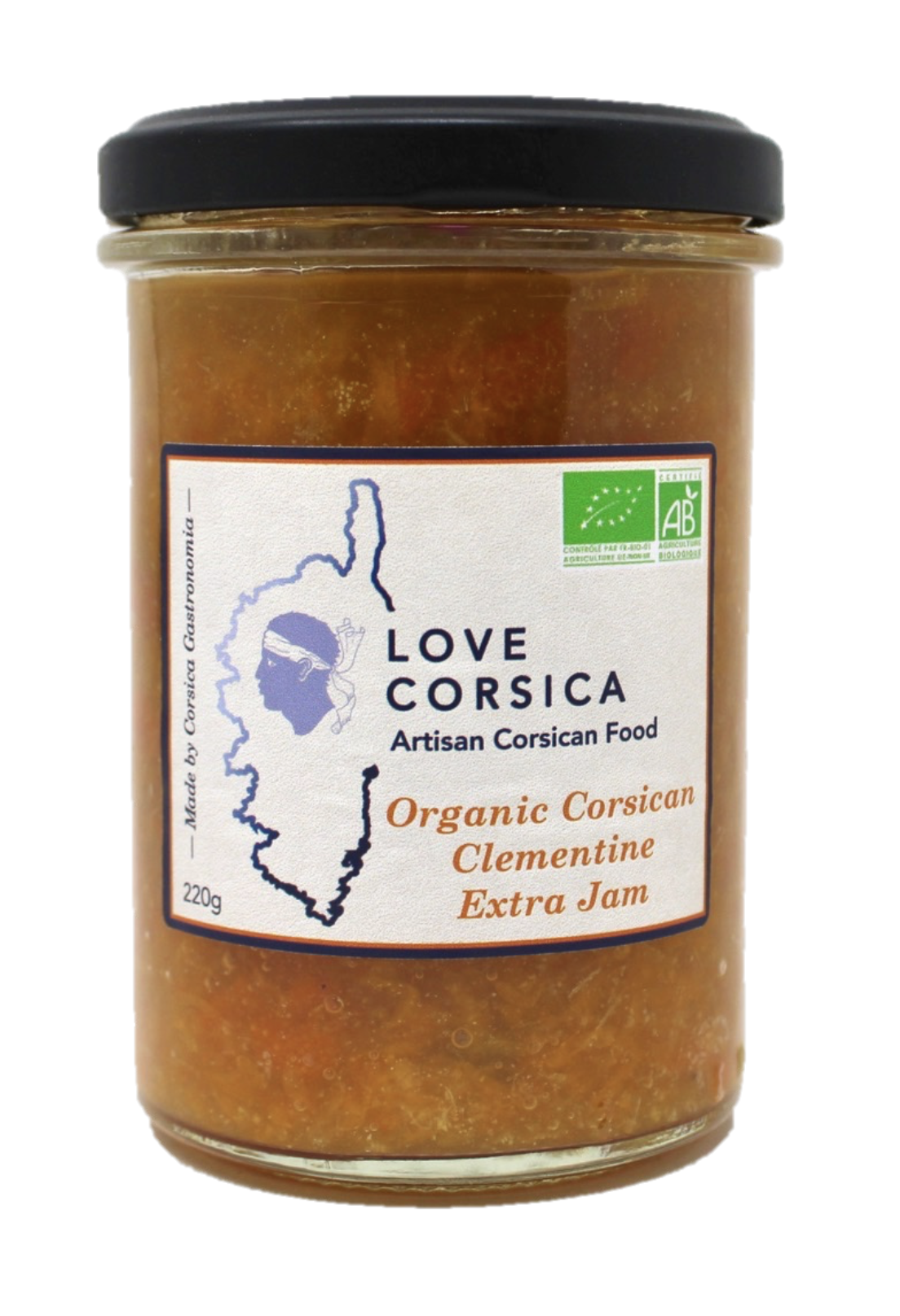 Our jams are made with fresh organic fruit 100% of Corsican origin. made up of 70% fruit there is no more room for useless preservatives or enhancer, the fruit is sufficient to itself. so let’s try,  Love Corsica usually happens by chance, but we always come back for love.