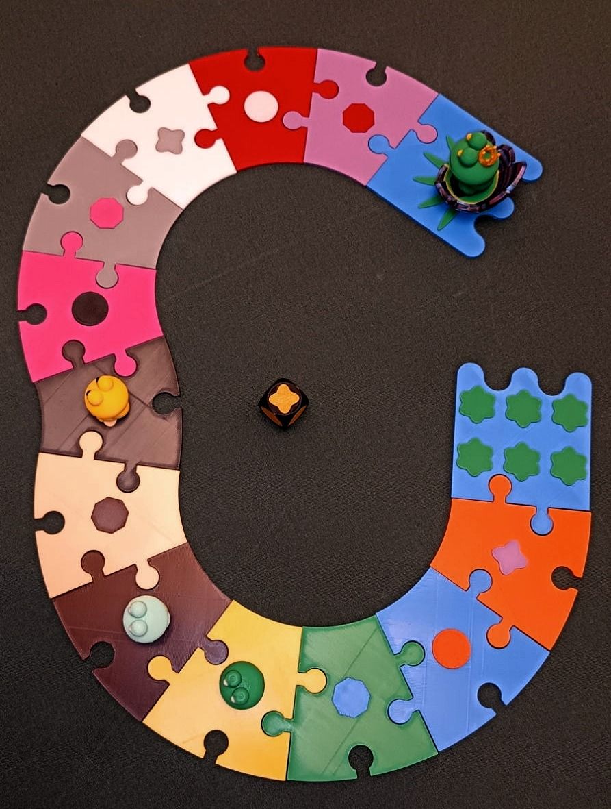 Köves békaösvény