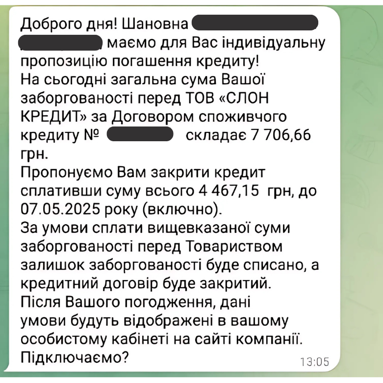 Закритий кредит
