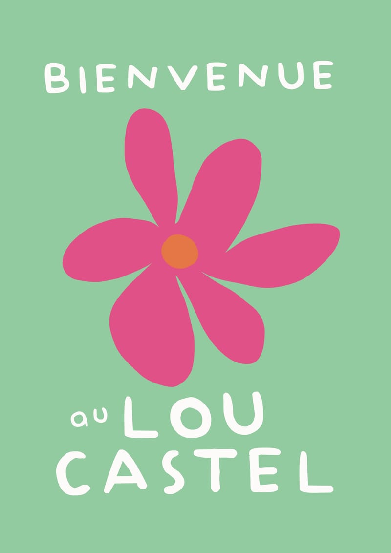 Créations graphiques pour le camping CLICOCHIC Lou Castel