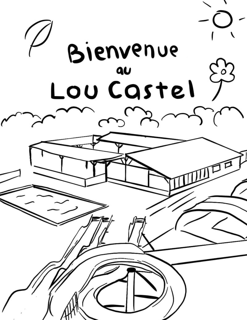Créations graphiques pour le camping CLICOCHIC Lou Castel