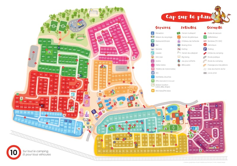 Réalisation de plans de camping