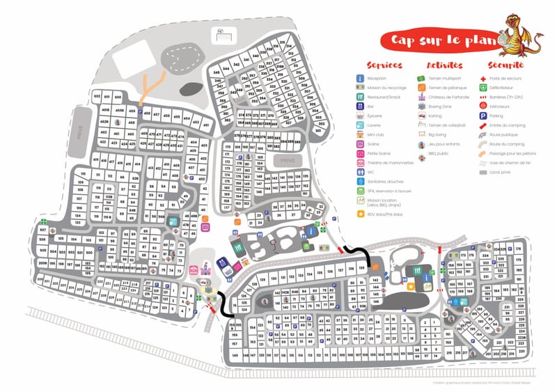 Réalisation de plans de camping