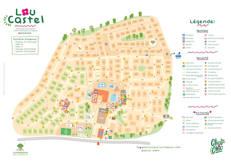 Réalisation de plans de camping