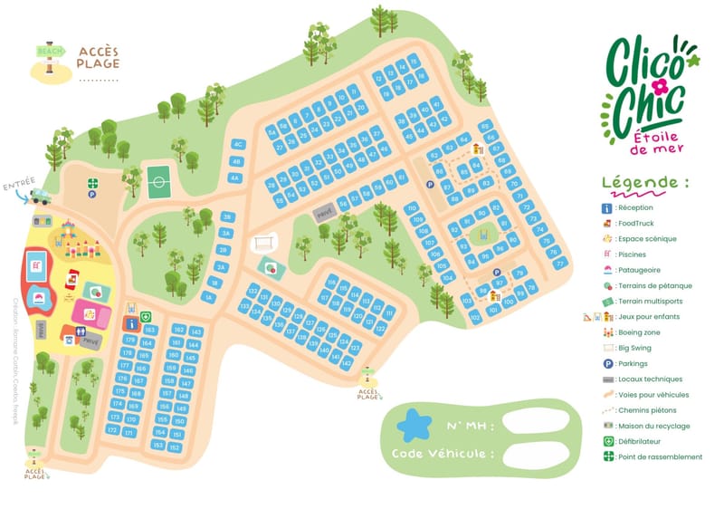 Réalisation de plans de camping