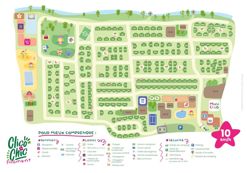 Réalisation de plans de camping