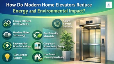 How Do Modern Home Elevators Reduce Energy and Environmental Impact?