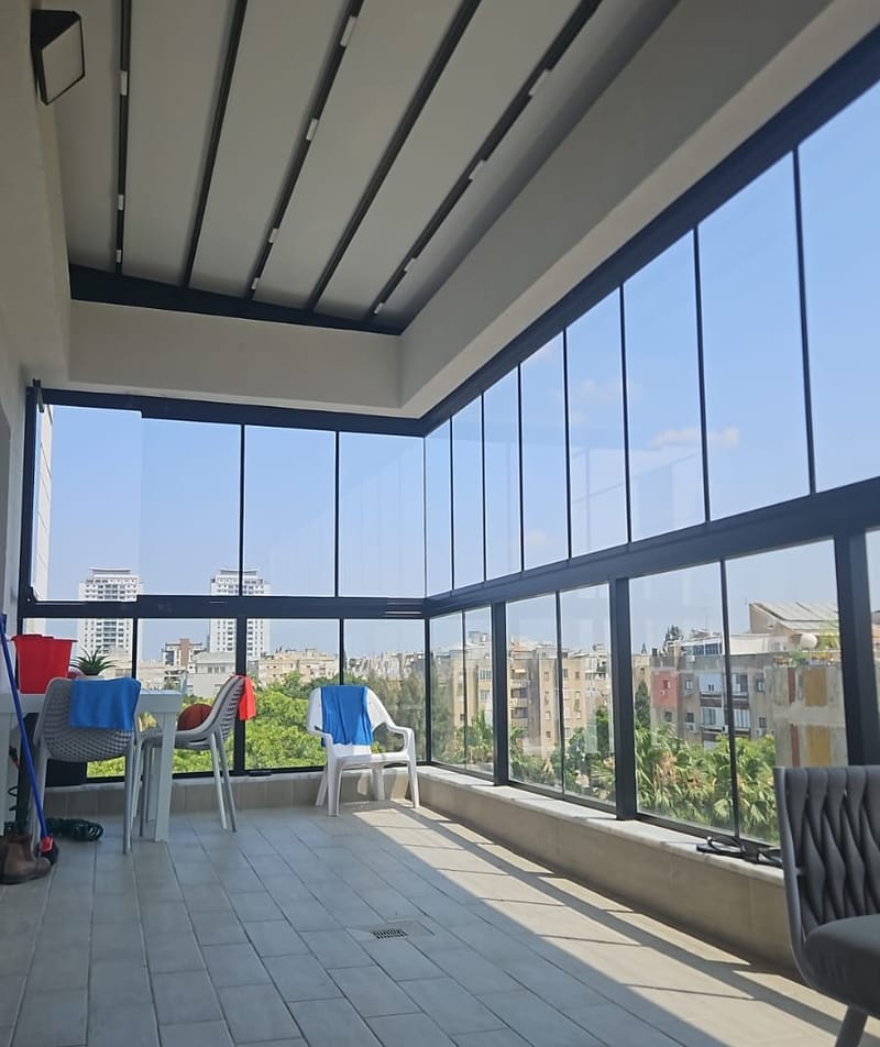 פרויקט מרפסת בפ"ת: ציפוי ננו-סרמי מתקדם