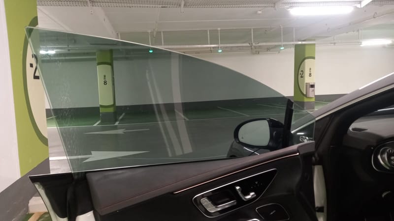 שדרוג הפרטיות והמראה: ציפוי חלונות למרצדס EQE