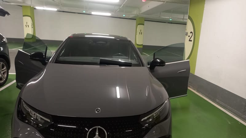 שדרוג הפרטיות והמראה: ציפוי חלונות למרצדס EQE