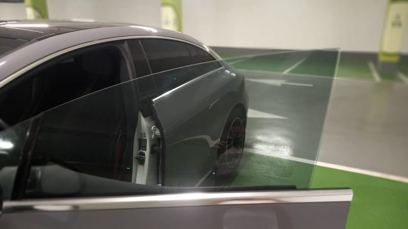 שדרוג הפרטיות והמראה: ציפוי חלונות למרצדס EQE