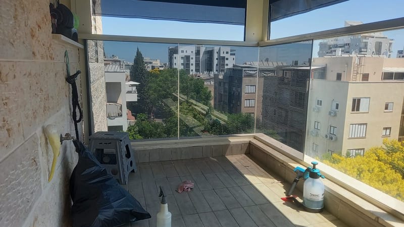 ציפוי ננו-קרמי 15% למרפסת שמש בפתח תקווה