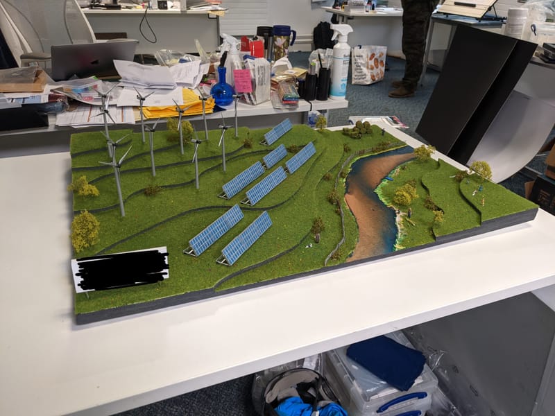 Wind & Solar farm model