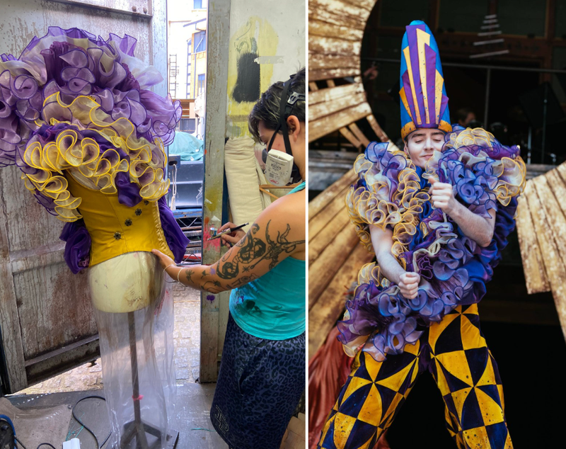 Stylised splatter breakdown 