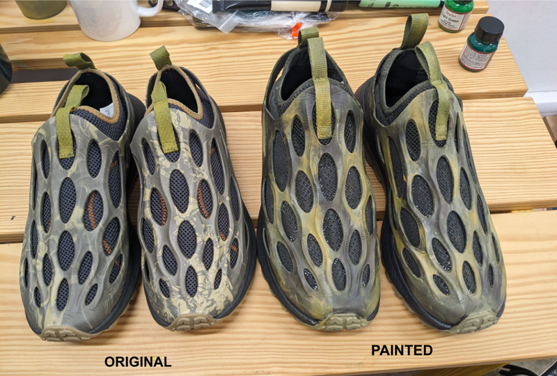 Shoe painting
