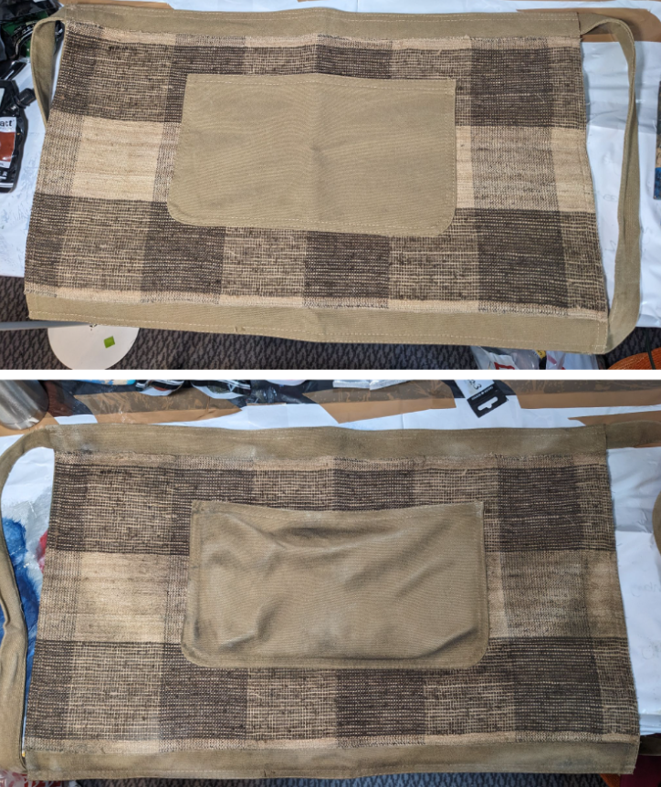 Mr Gruber's jacket & apron