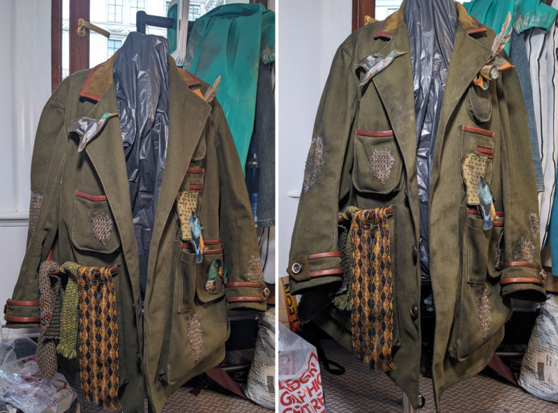 Mr Gruber's jacket & apron