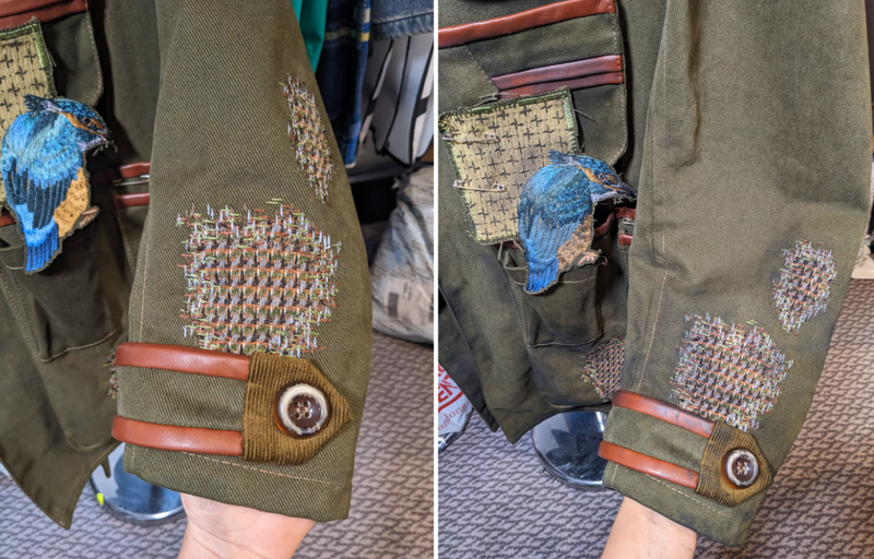 Mr Gruber's jacket & apron