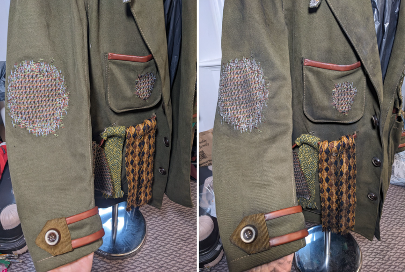 Mr Gruber's jacket & apron