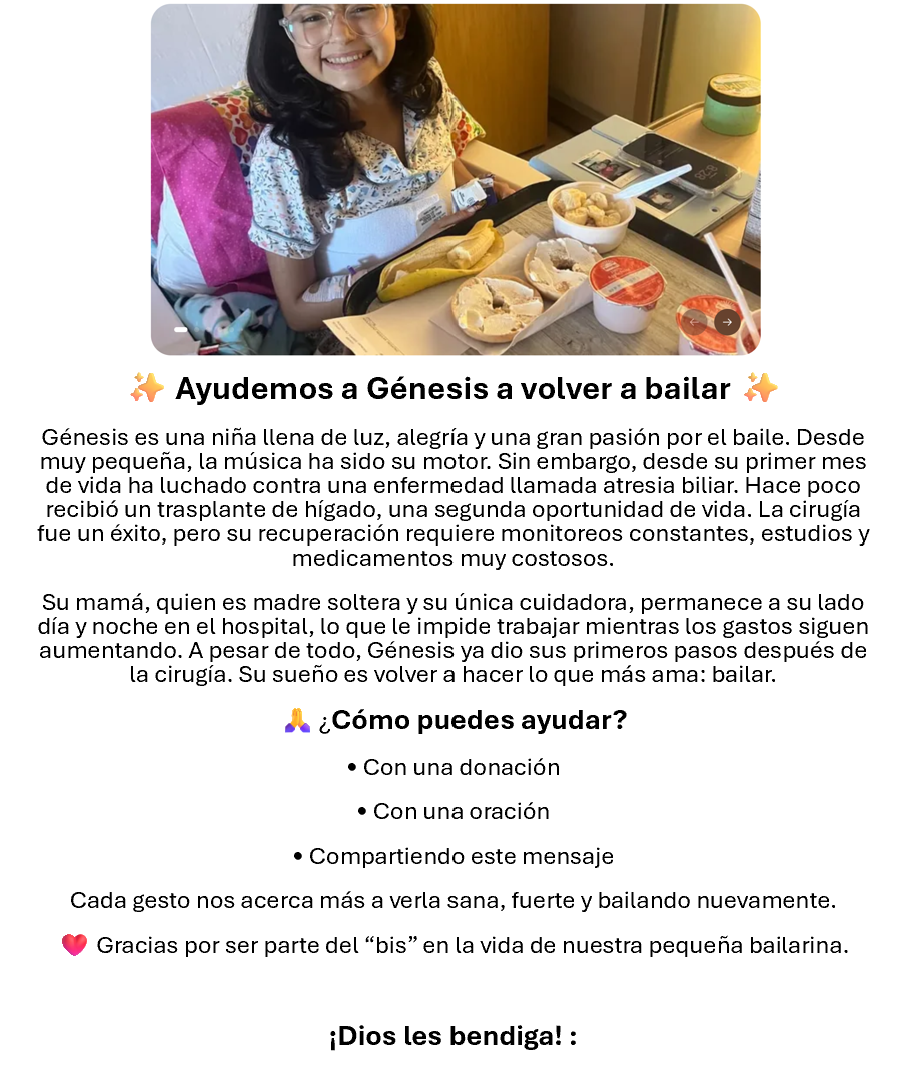 Help Genesis Dance Again: