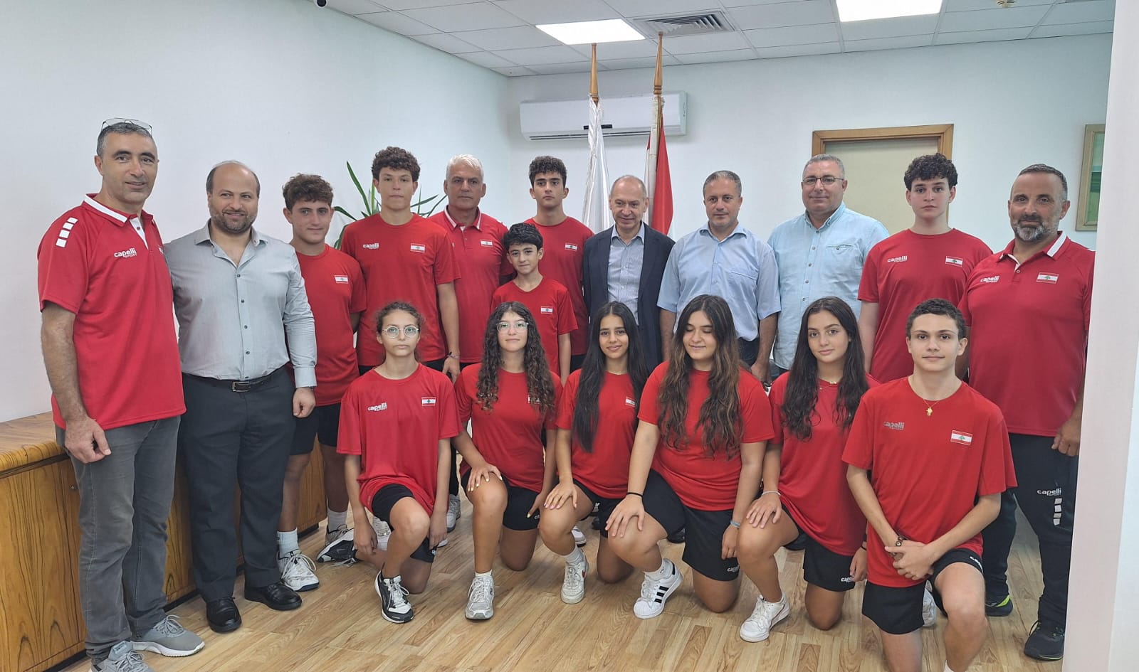 كرامي تحفّز منتخب لبنان المدرسي 
للريشة الطائرة قبل البطولة العربية