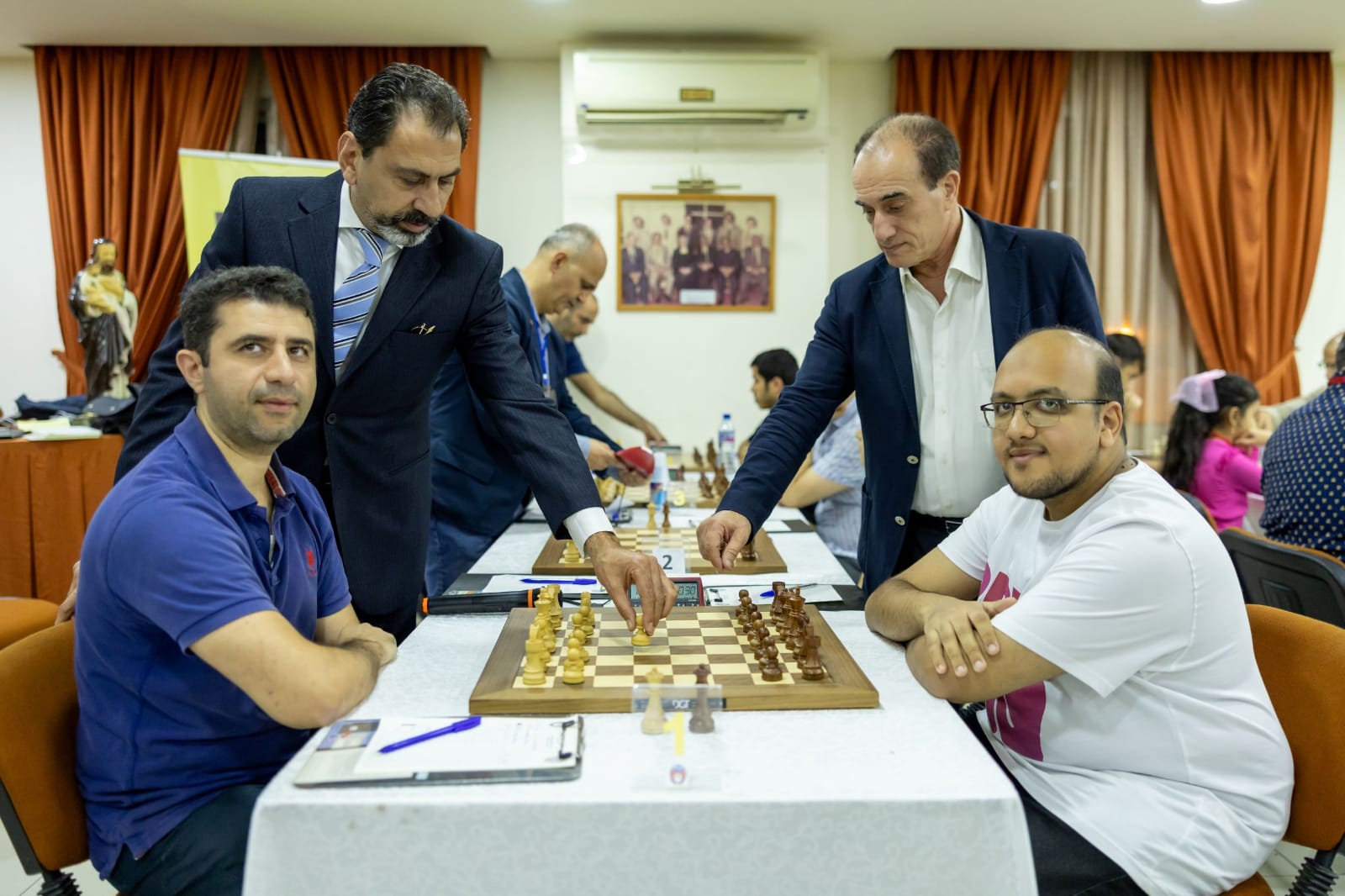 ثلاثي الصدارة يشعل المنافسة 
في بطولة بيروت الدولية للشطرنج