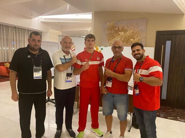 الألعاب الآسيوية الثالثة للشباب 2025  السباحة عبيد أفضل ( الثمانية ) في ال100 متر صدر