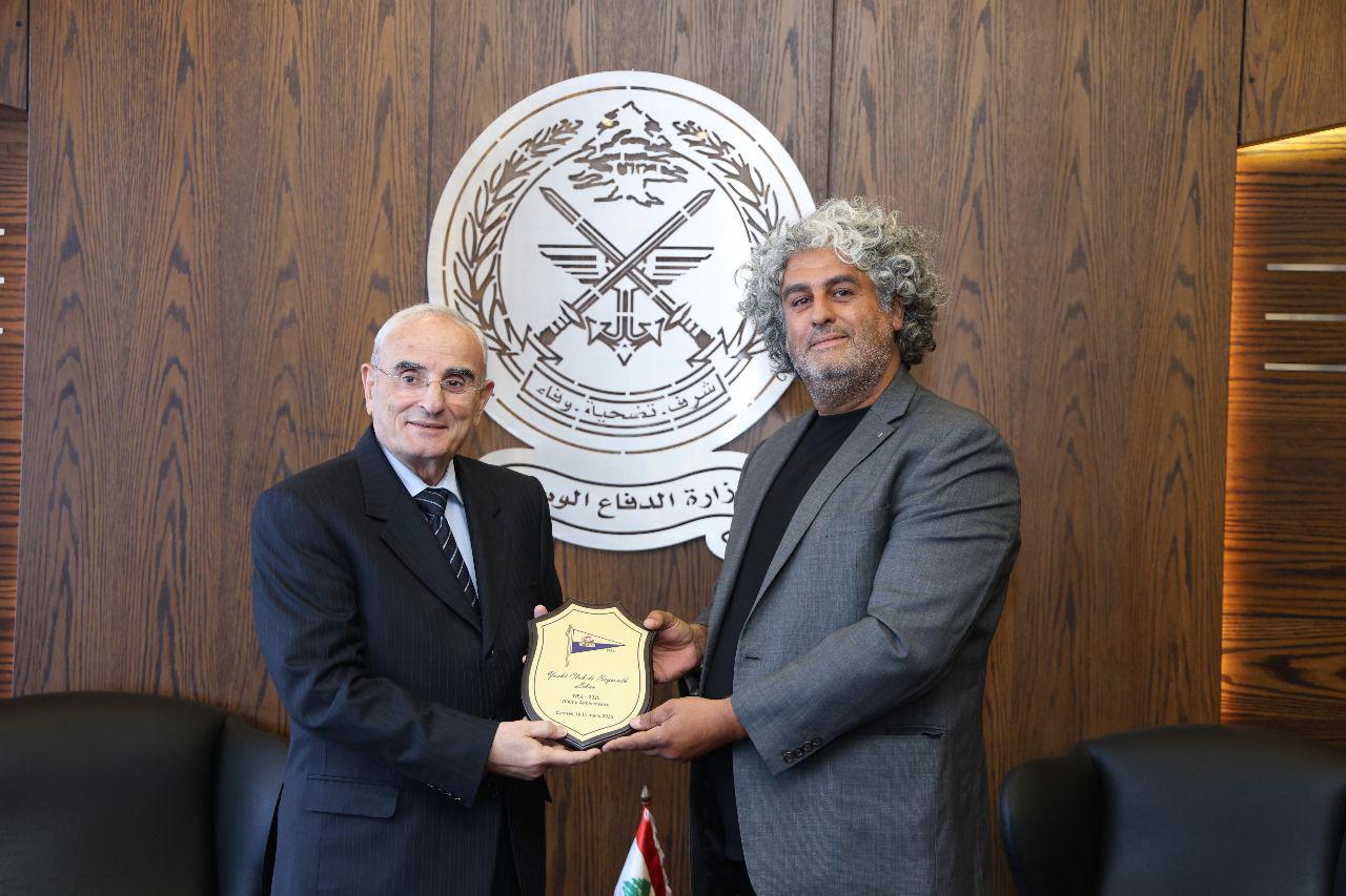 رئيس الاتحاد اللبناني لليخوت زار  وزير الدفاع الوطني