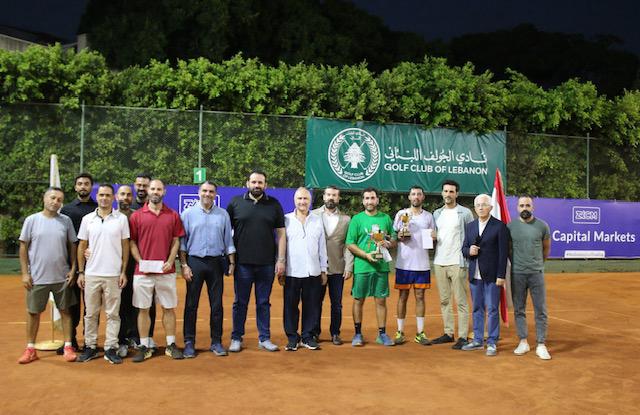 عطايا يحرز لقب بطولة نادي الغولف في التنس للمخضرمين
