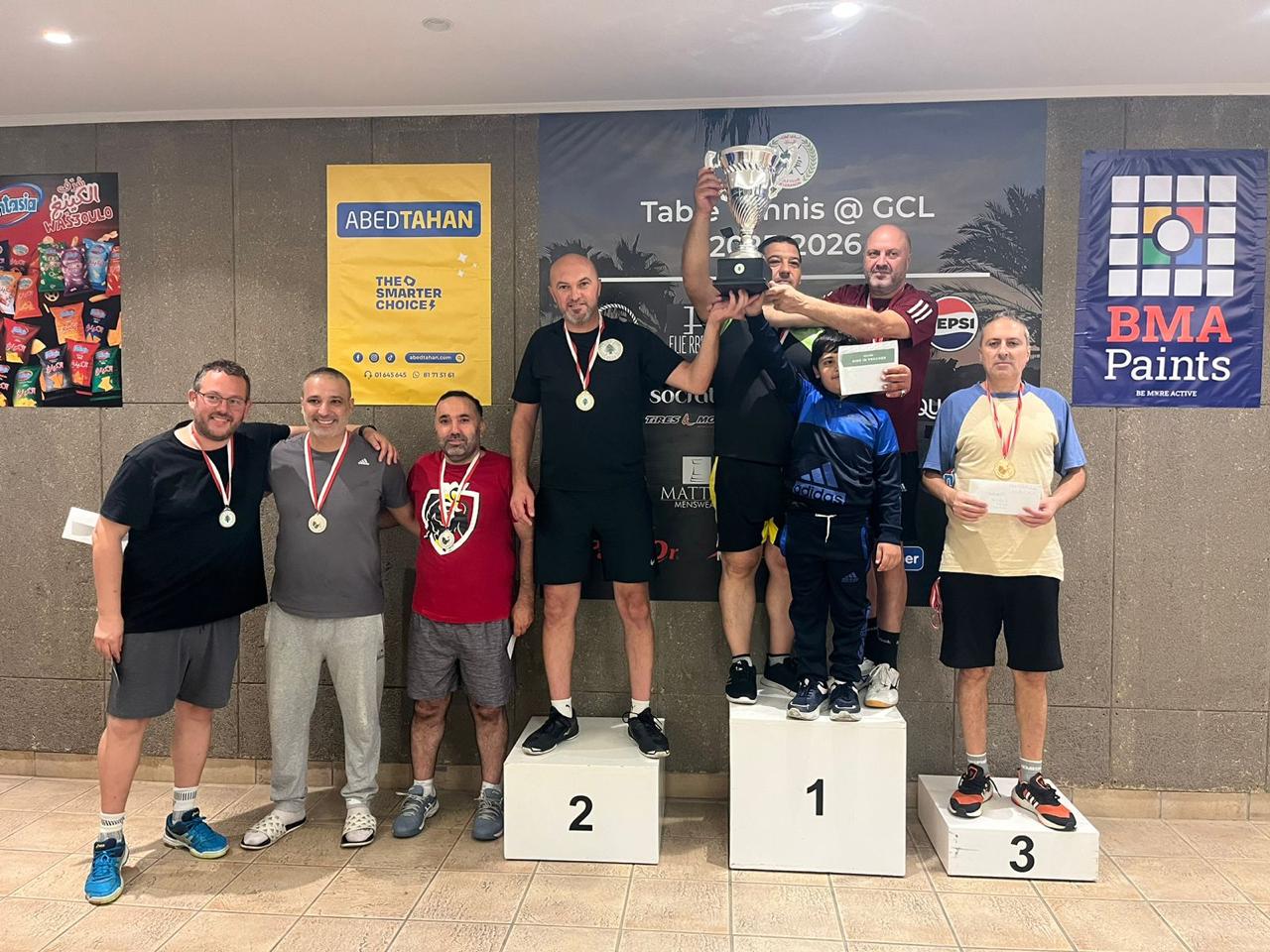 دورة نادي الغولف اللبناني للقدامى(فردي و فرق) لكرة الطاولة