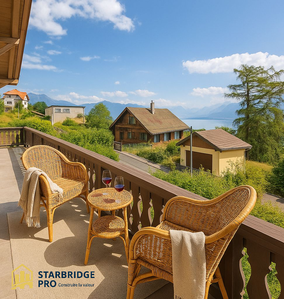 À vendre - Charmant chalet rénové à Mont-Pèlerin