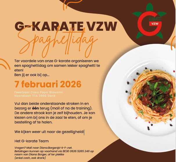 G-Karate Spaghettidag
