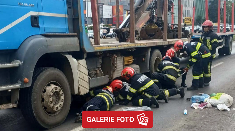 Accident rutier pe Calea Chișinăului! Un pieton a fost lovit de un TIR