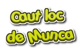 Caut să lucrez manipulant marfa