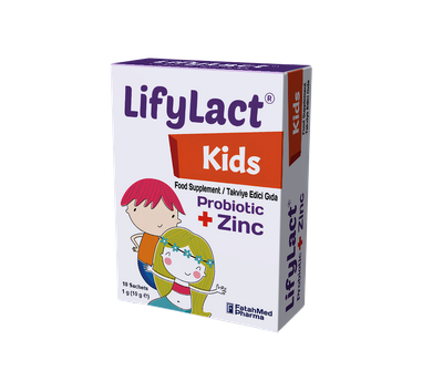 LifyLact® Kids بروبيوتيك + زنك لدعم المناعة وصحة الأمعاء