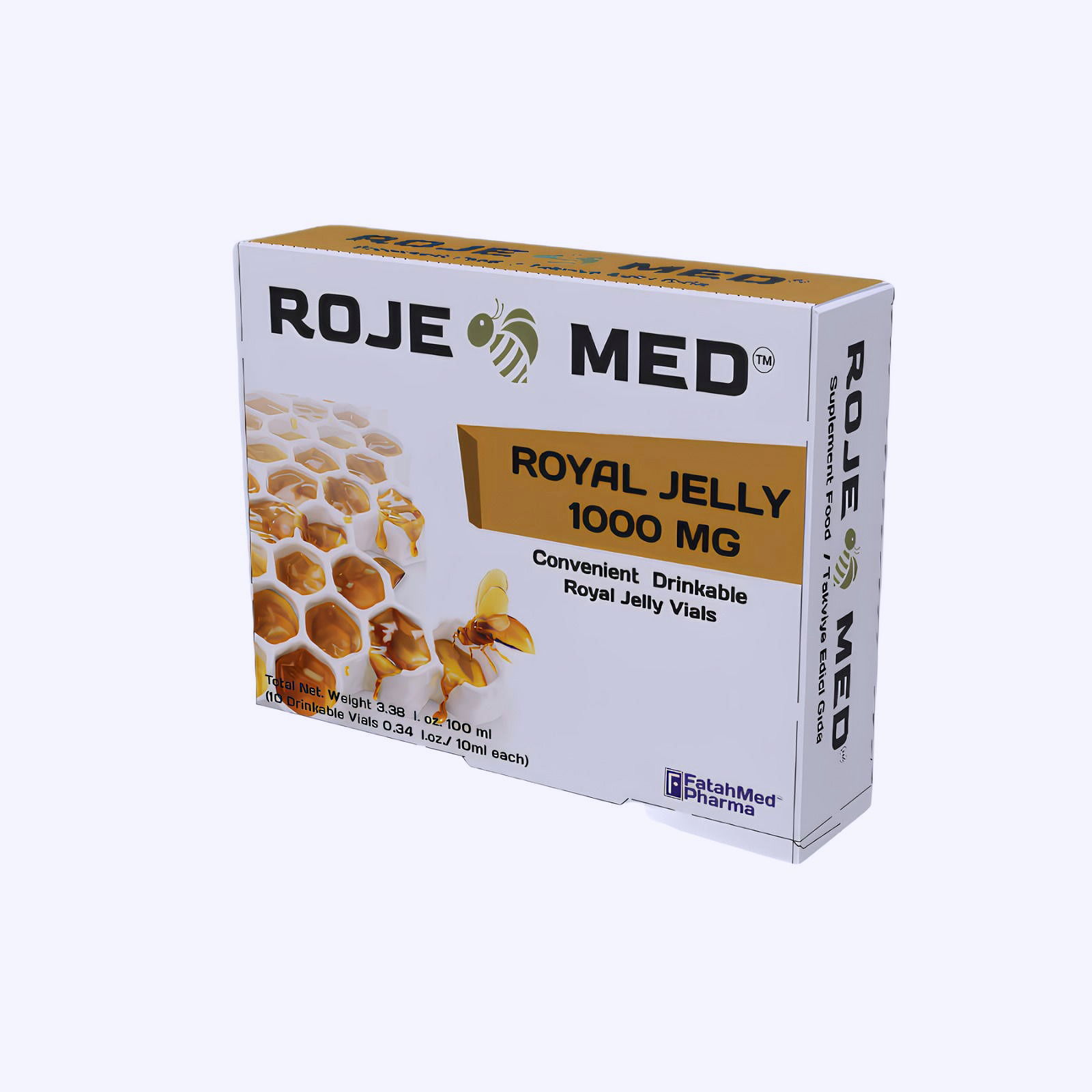 Roje Med – Royal Jelly Vial for Vitality and Immune Support