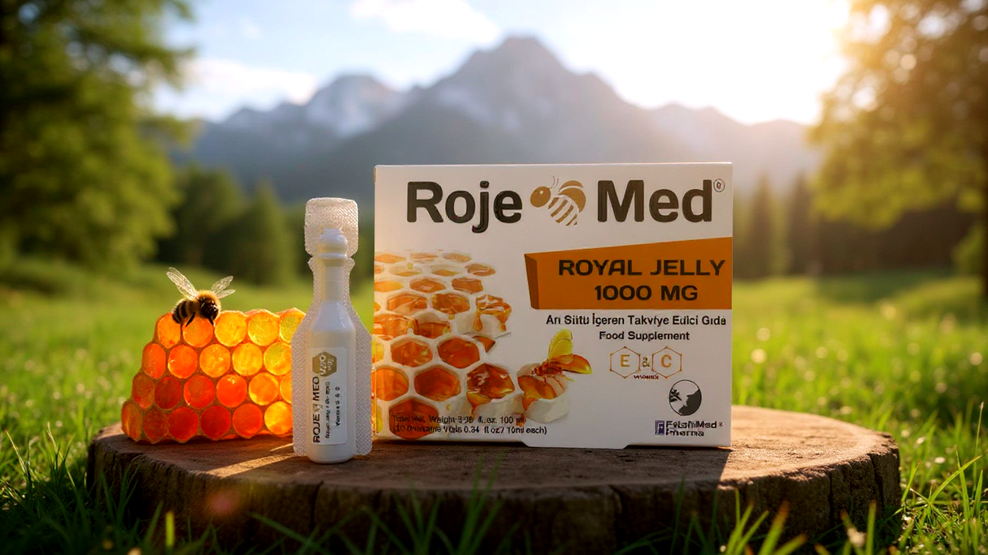 Roje Med® – Royal Jelly + Vitamin C + Vitamin E -fatahmed pharma