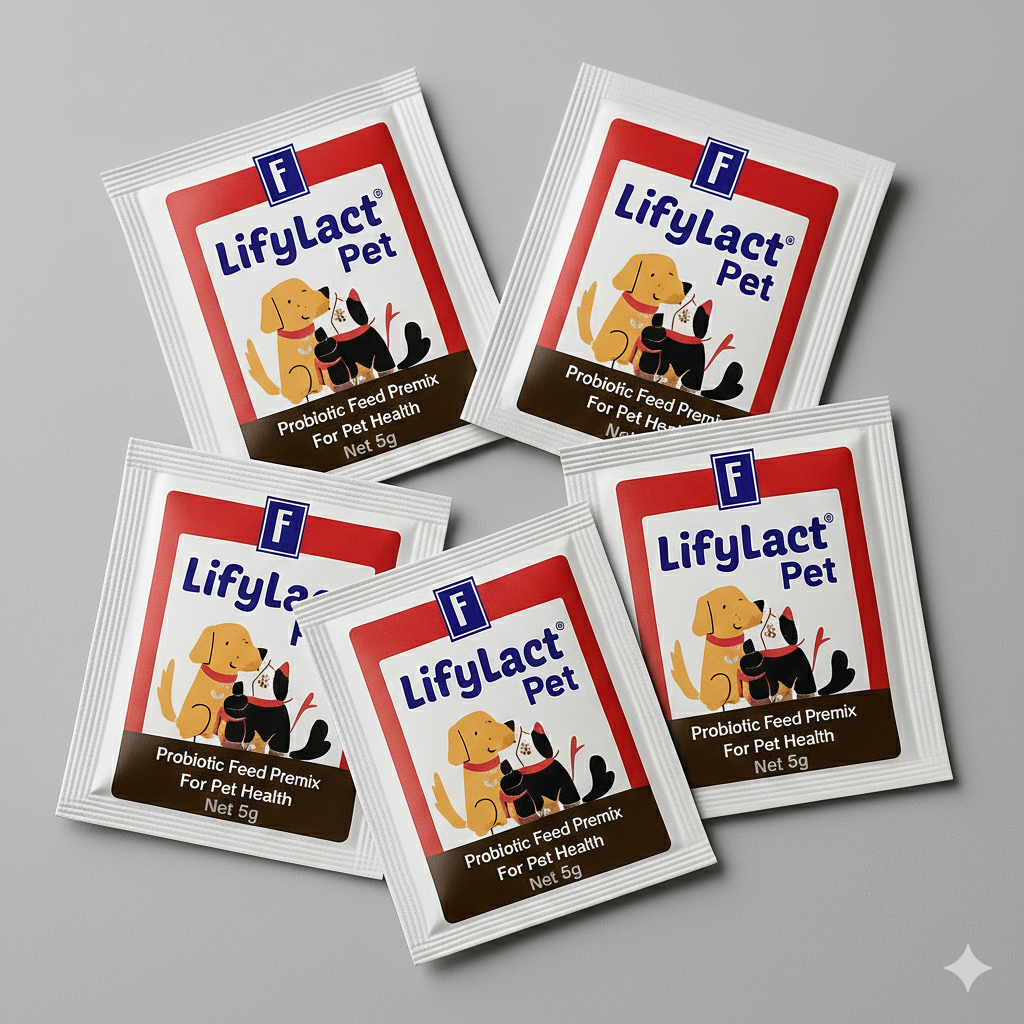 LifyLact Pet Probiotic and Prebiotic Supplement for Dogs and Cats - Digestive Health and Immunity Support