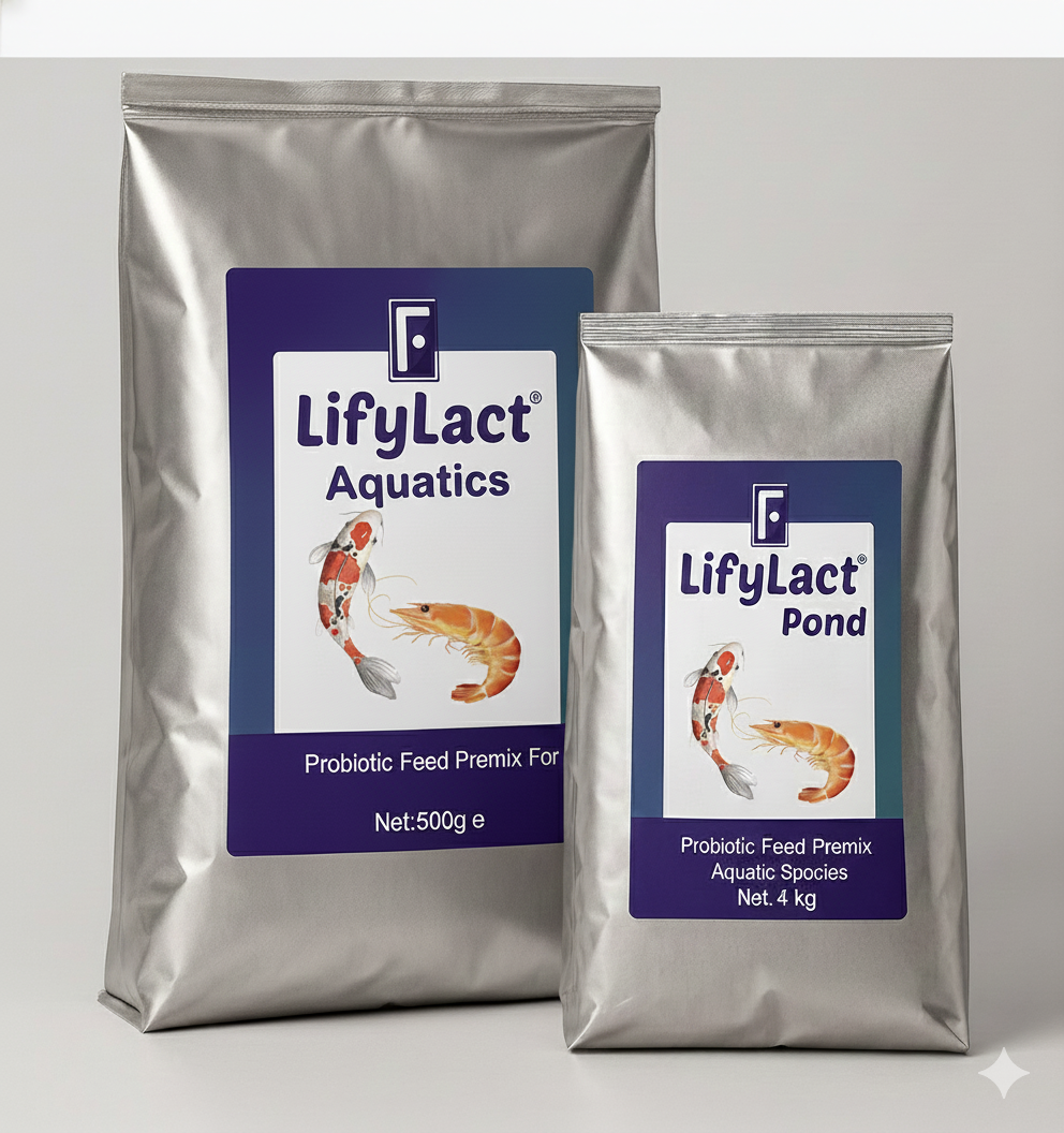 LifyLact Pond Probiotic for Aquaculture - Water Quality and Sludge Controller for Fish and Shrimp Ponds