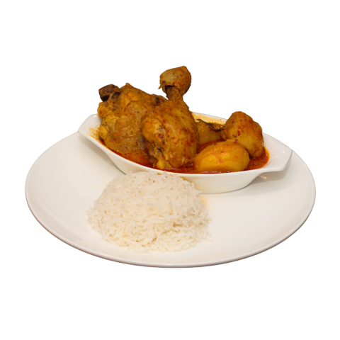 CHICKEN CURRY W/RICE